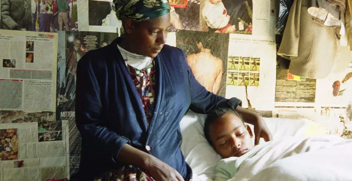 A self-employed enjera baker taking care of her child with mental disabilities