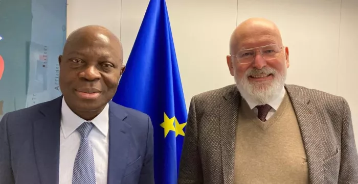 The ILO Director-General meets with Frans Timmermans