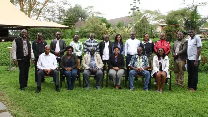 Group of workshop participants in Kenya