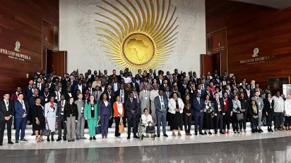 The African Union and African Member States group picture during their meeting in Addis Ababa